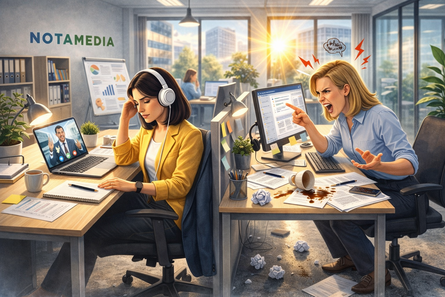 Эмоции в офисе